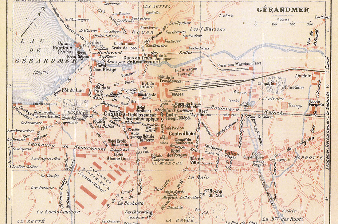 carte de gerardmer