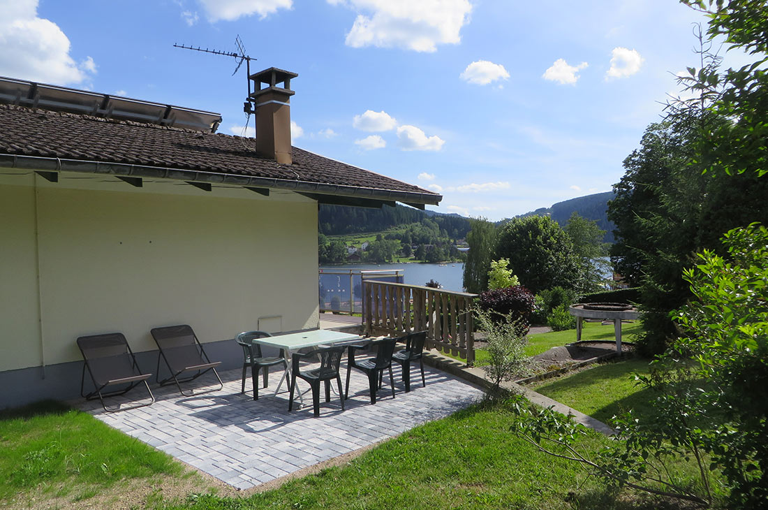 Chalet de warren - Location Pedalo - Terrasse