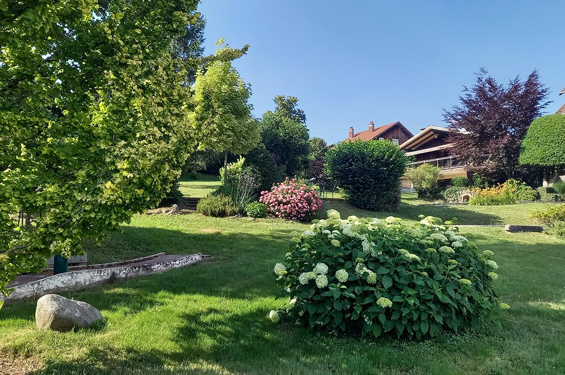 Le chalet de warren - vue sur le lac